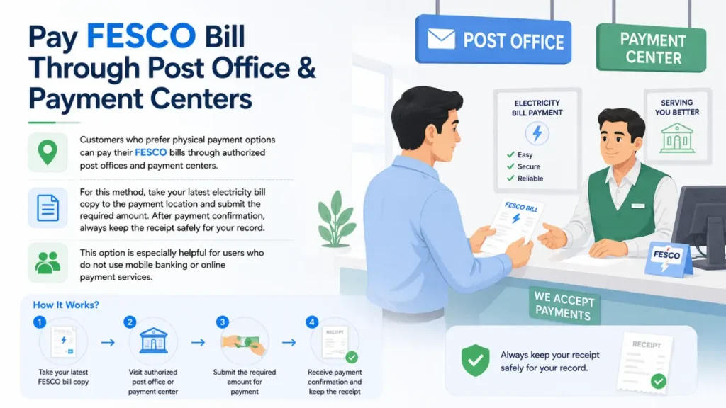 FESCO Bill Payment Through Post Office